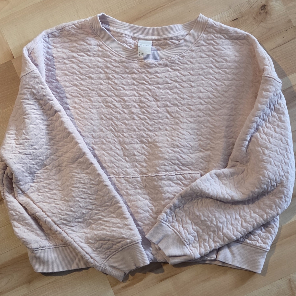 All in Motion Women's Crew Neck Sweater - Light Pink